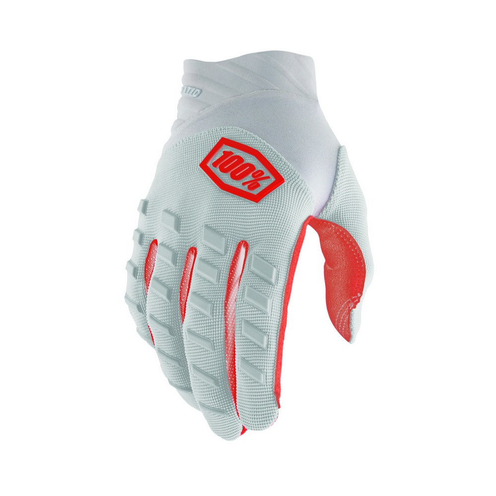 [1000000040] Guantes 100% Airmatic Gris Plata ·