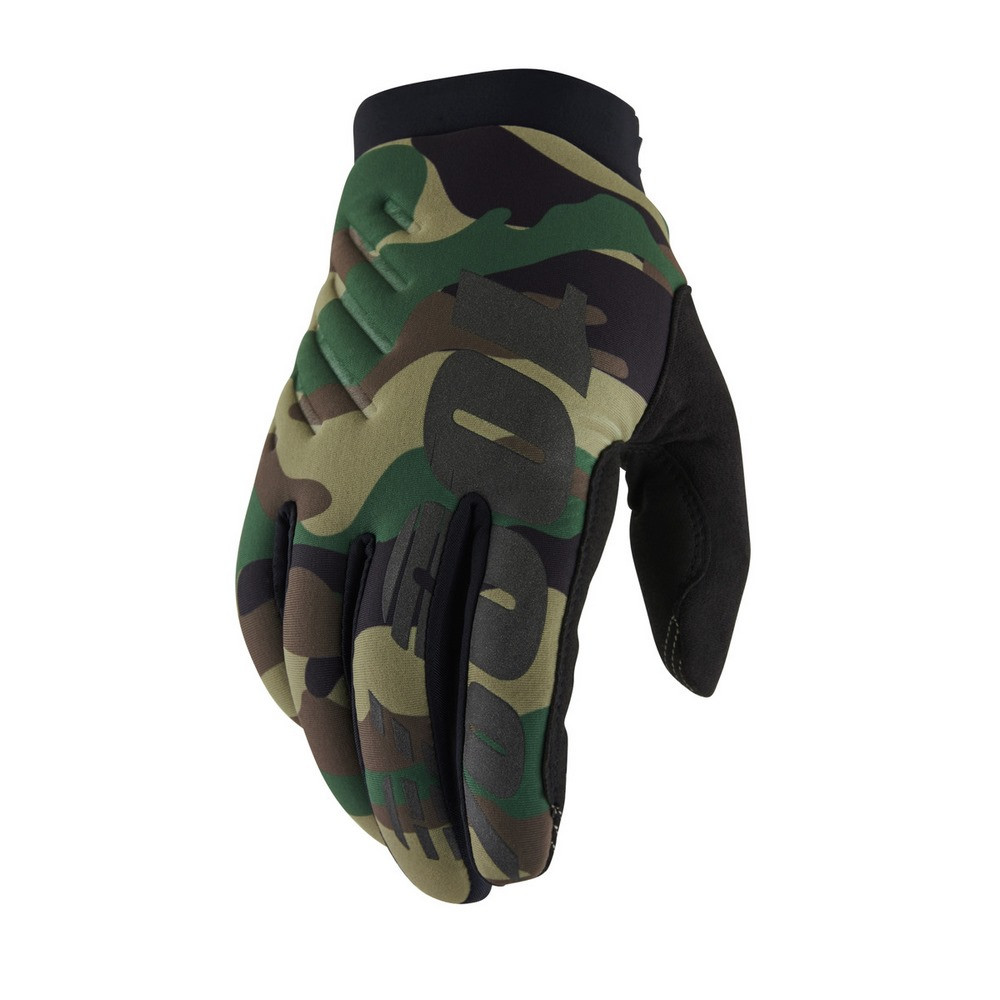 Guantes 100% Brisker Camo / Negro