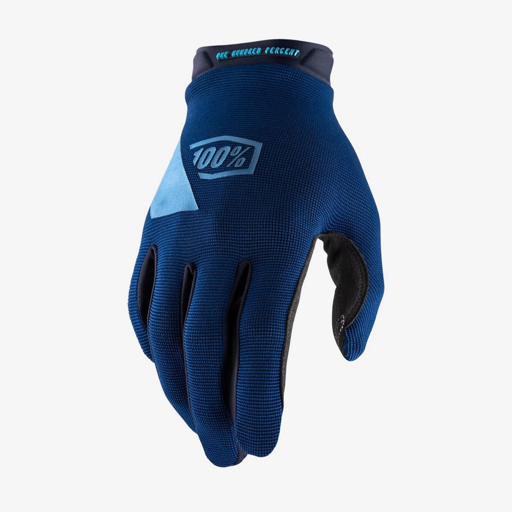 [1001100015] Guantes 100% Ridecamp Azul Marino · (S)