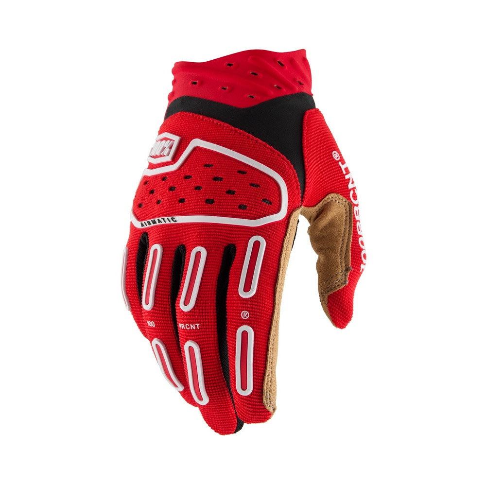 [1004100011] Guantes 100% Airmatic 2 Rojo / Negro (S)