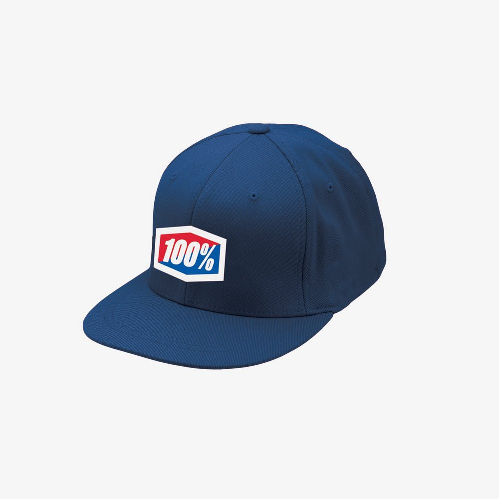 Gorra 100% Official J-fit Azul Marino ·
