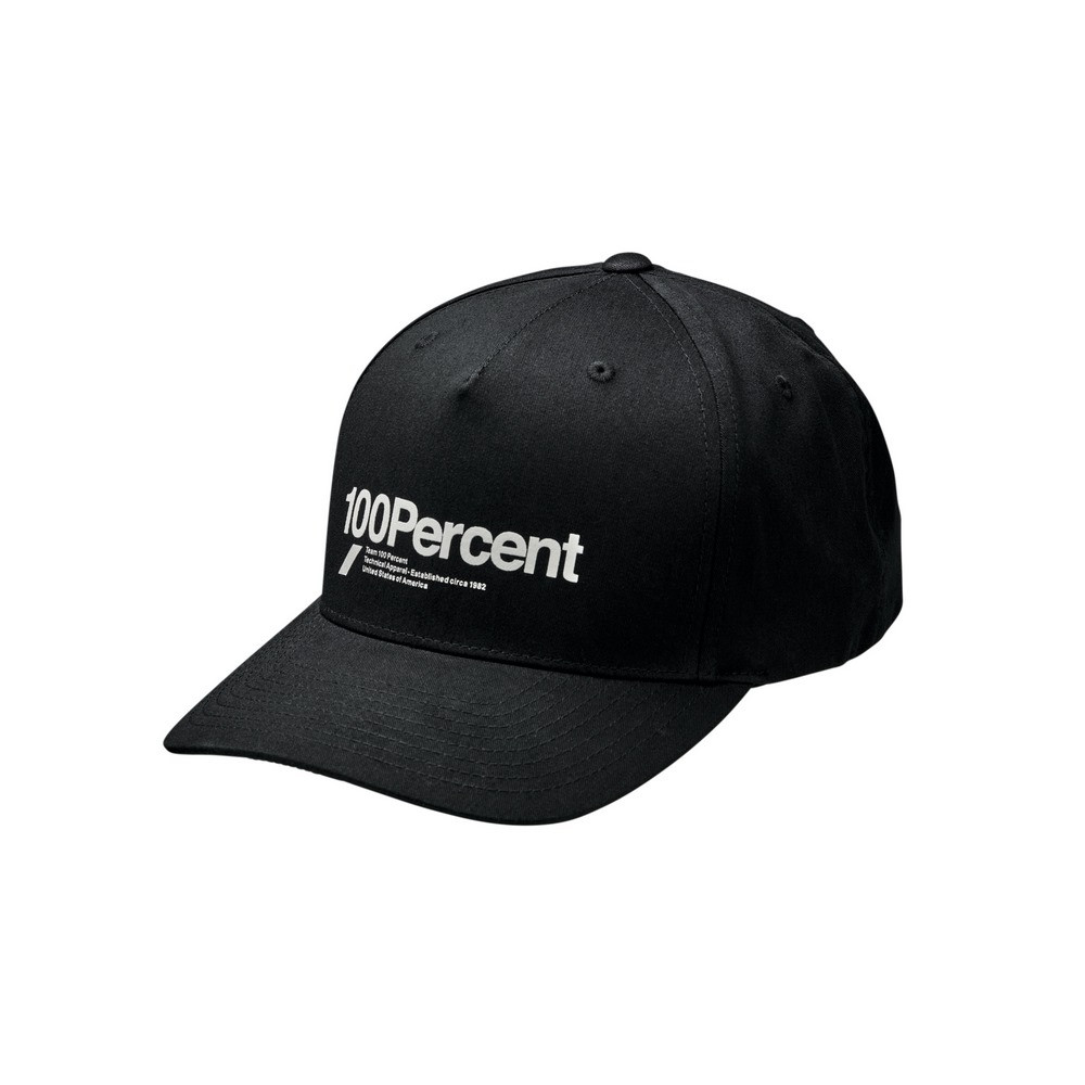 Gorra 100% Manifesto Snapback Negro ·