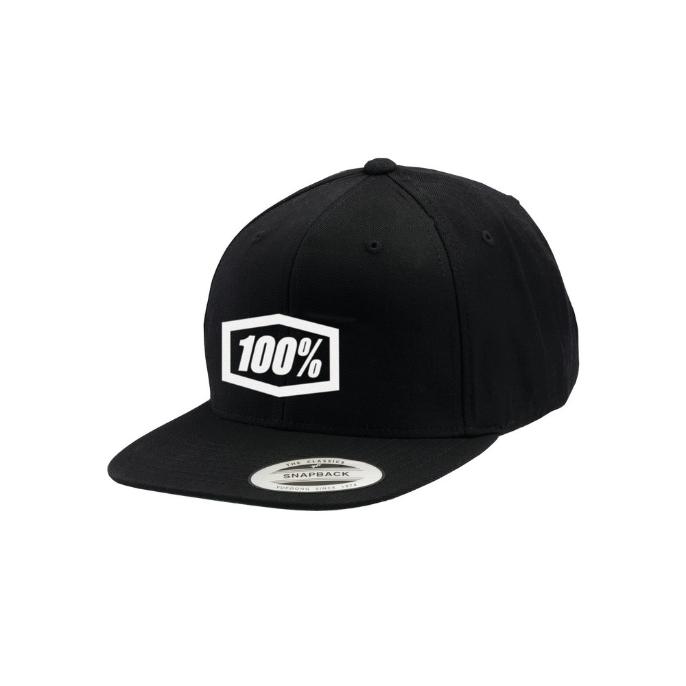 Gorra 100% Icon Snapback Youth Negro