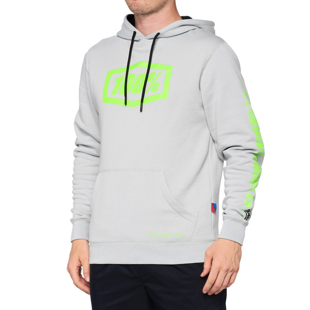 [3603940410] Sudadera 100% Burst Gris · (S)