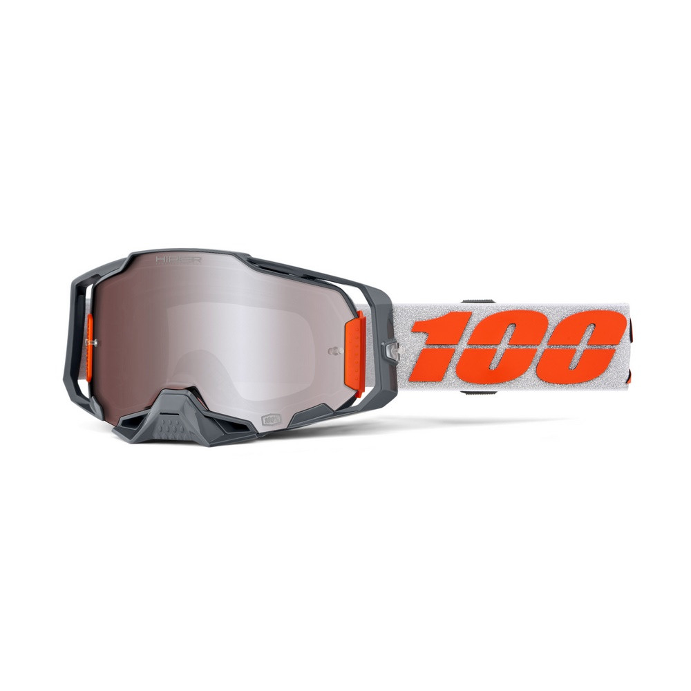 Gafas 100% Armega M2 Plata / Hiper Plata Espejo