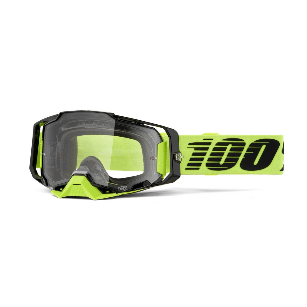 Gafas 100% Armega M2 Amarillo Neon / Transparente