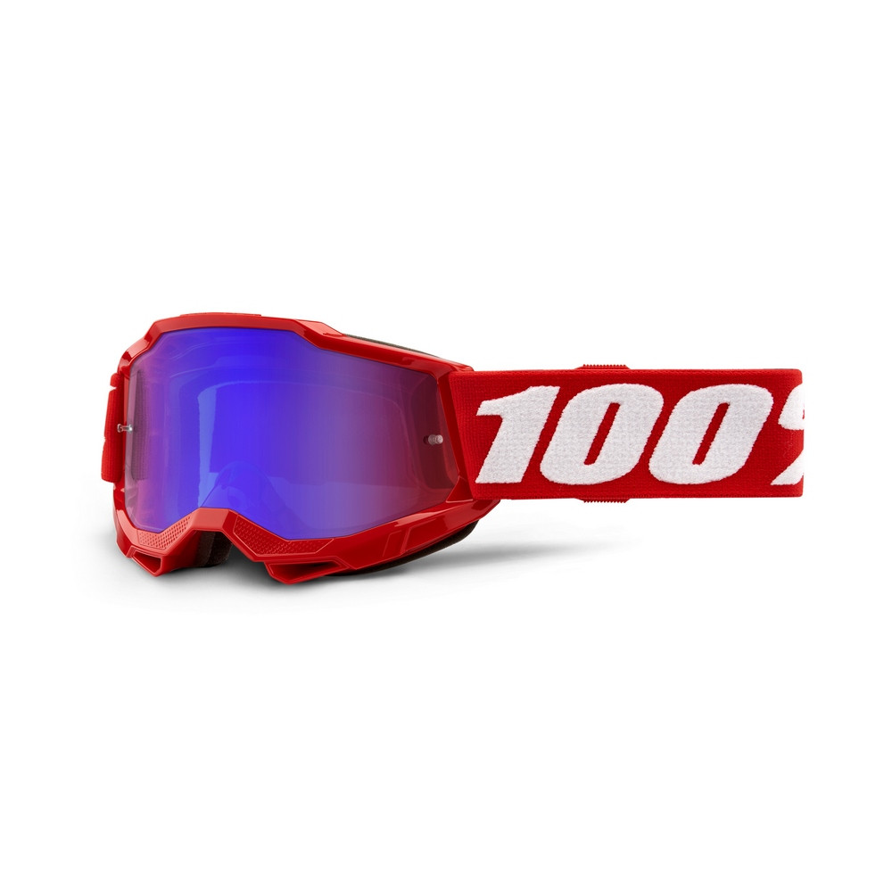 Gafas 100% Accuri 2 Youth Rojo/Rojo Azul Espejo