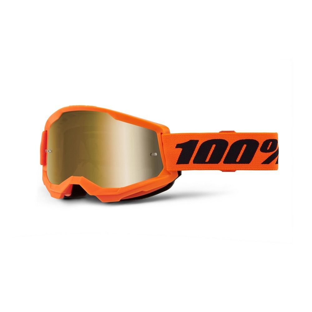 Gafas 100% Strata 2 M2 Naranja / Oro Espejo