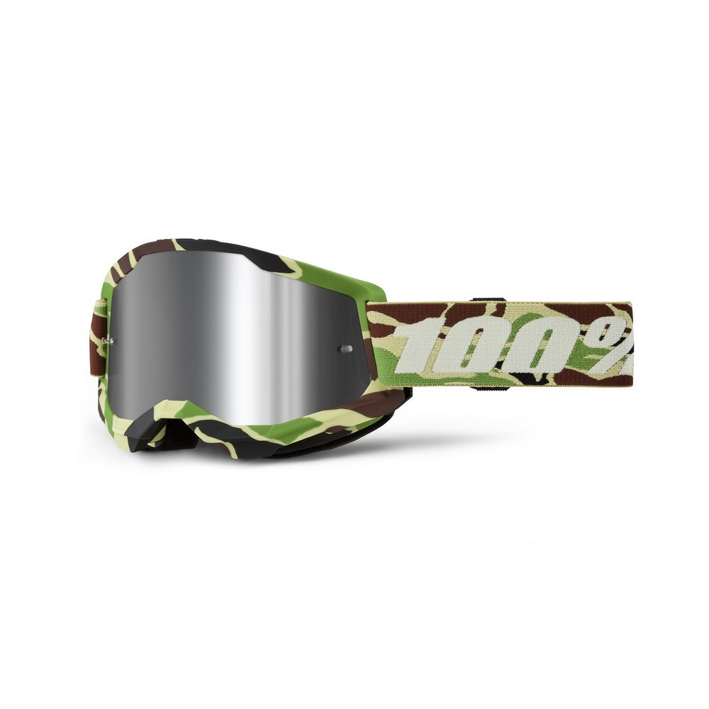 Gafas 100% Strata 2 M2 Camo/Plata Espejo