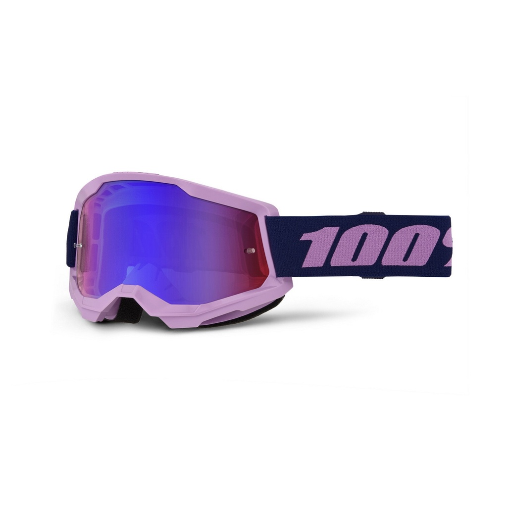 Gafas 100% Strata 2 M2 Púrpura/Rojo Azul Espejo