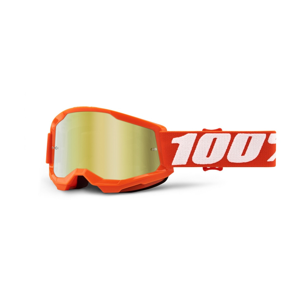 Gafas 100% Strata 2 Junior M2 Naranja / Oro Espejo