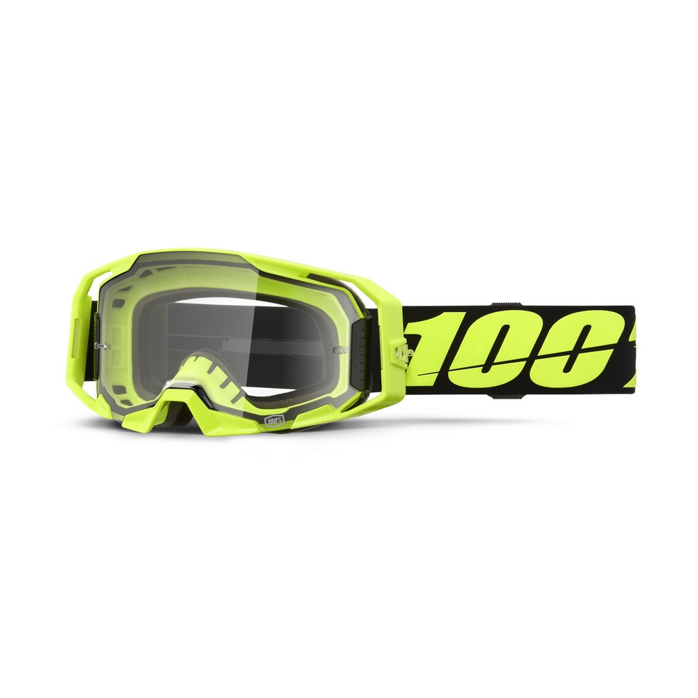 Gafas 100% Armatic Amarillo Neon / Transparente