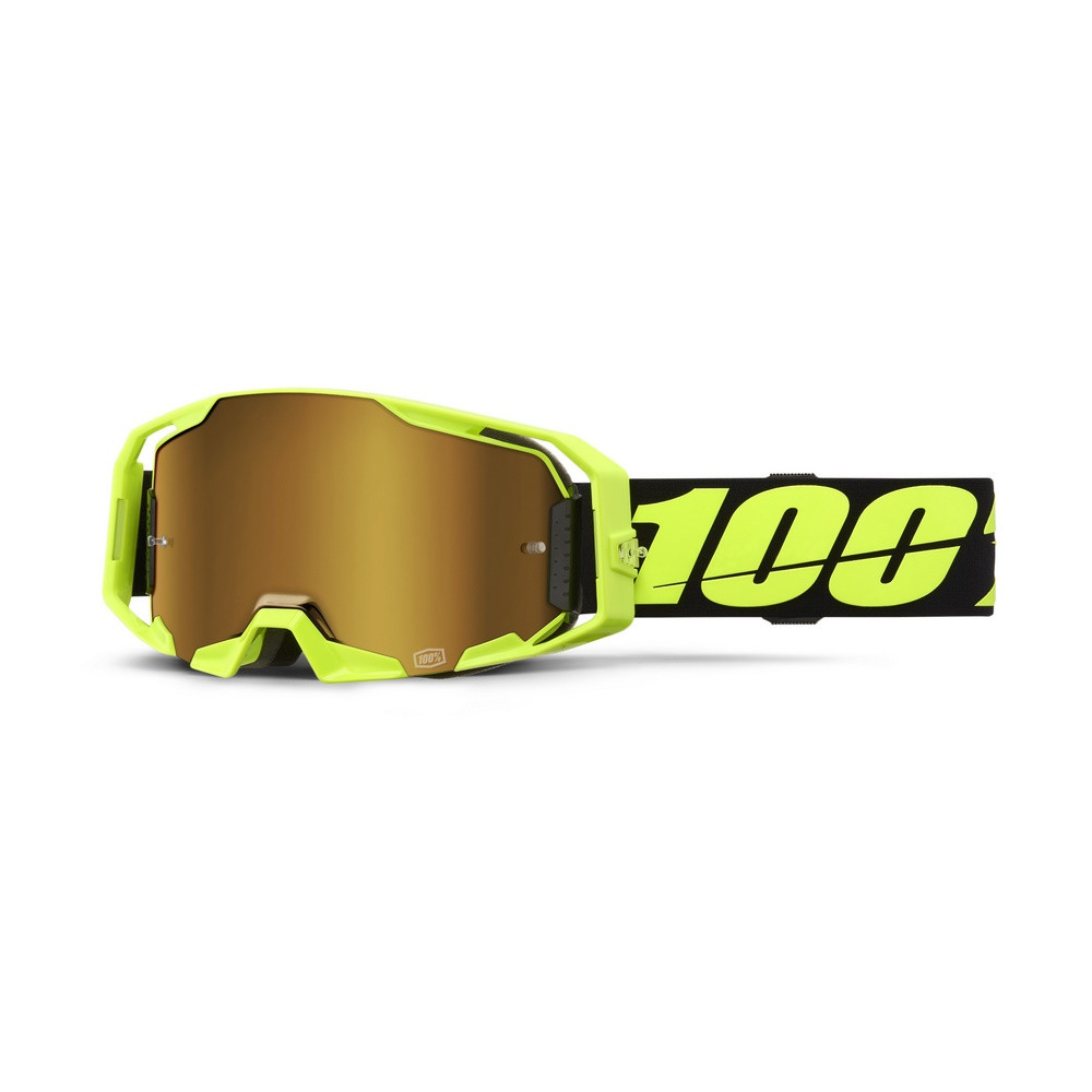 Gafas 100% Armatic Amarillo Neon / Oro Espejo