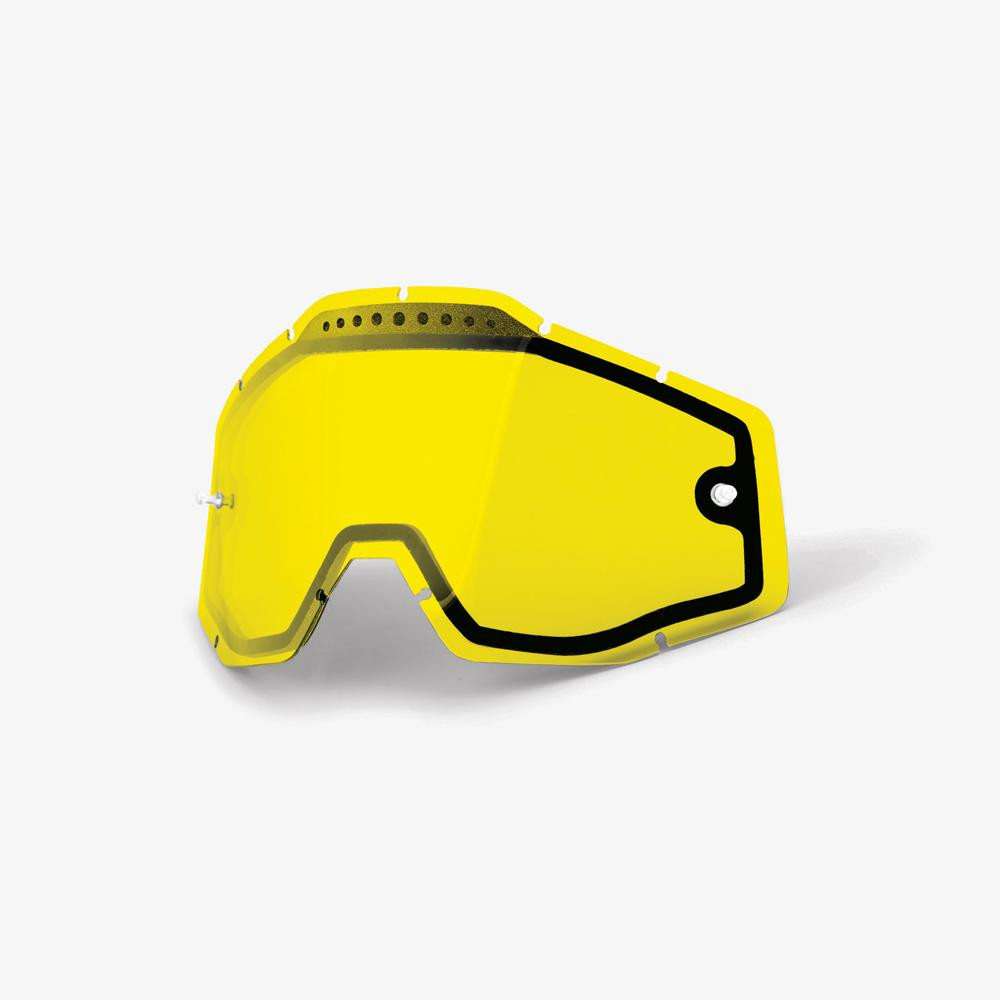 [5100600402] Lente Recambio 100% Dual Ventilado Amarillo