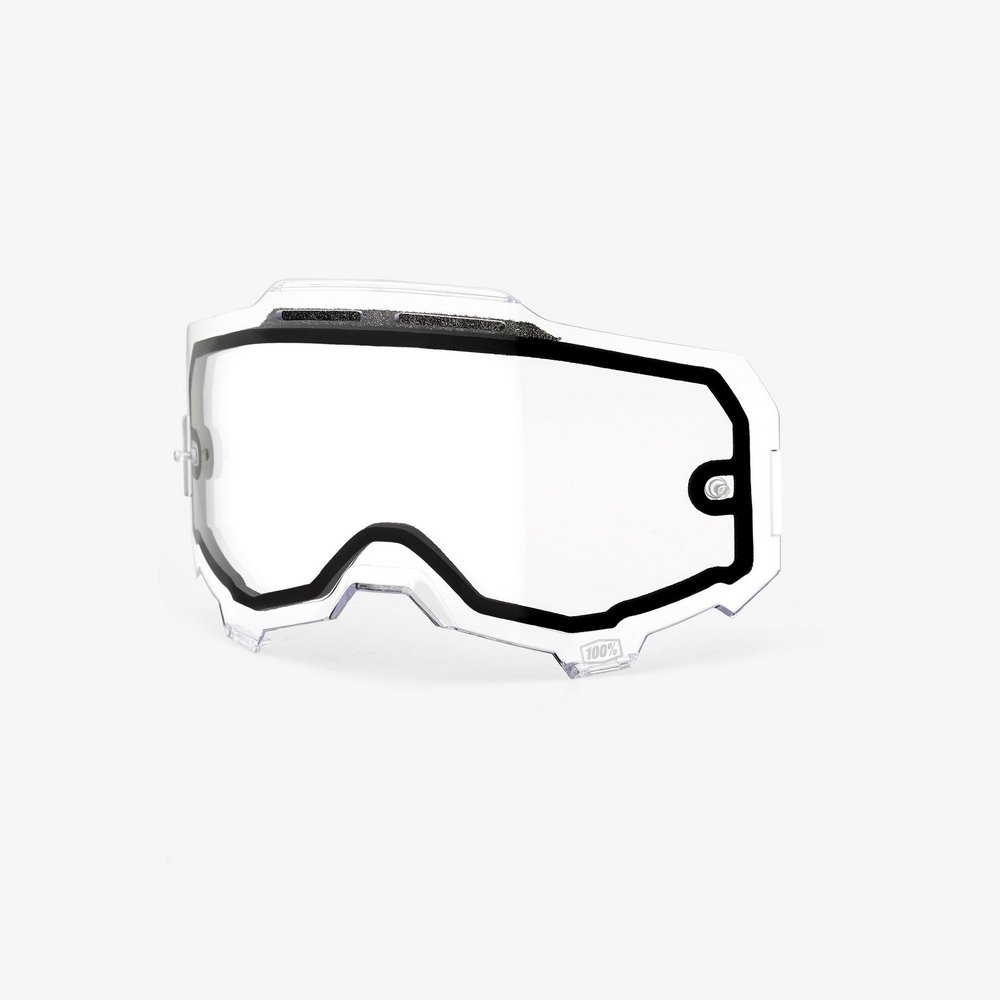 Recambio Lente 100% Armega Dual Ventilado Transparente