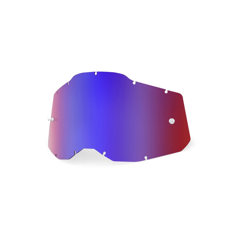[5907800008] Recambio 100% Lente Modelos 2 Rojo Azul Espejo ·