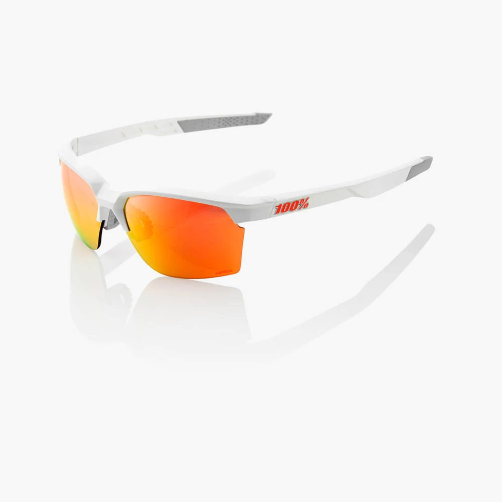 Gafas de Sol 100% Sportcoupe Blanco / Hiper Rojo Espejo ·