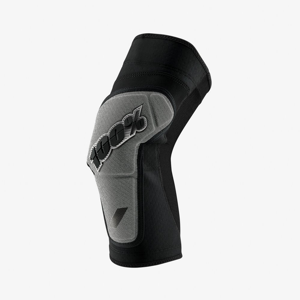 Rodilleras 100% Ridecamp Negro / Gris