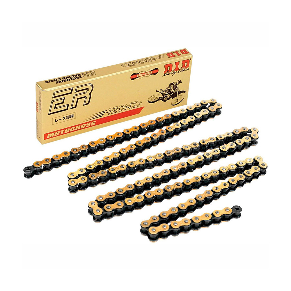 CADENA DID 420NZ3 x 140 RB ORO / NEGRO