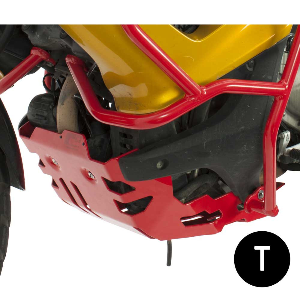 Cubre Carter Crosspro Aluminio Honda Xl1000 Varadero 07-11 Negro T