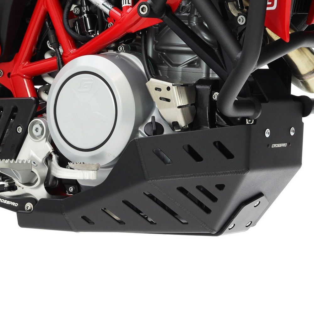 Cubre Carter Crosspro Aluminio Gasgas Es700 22-24 / Husq 701e 22-25 / KTM 690e R 19-25 Negro T