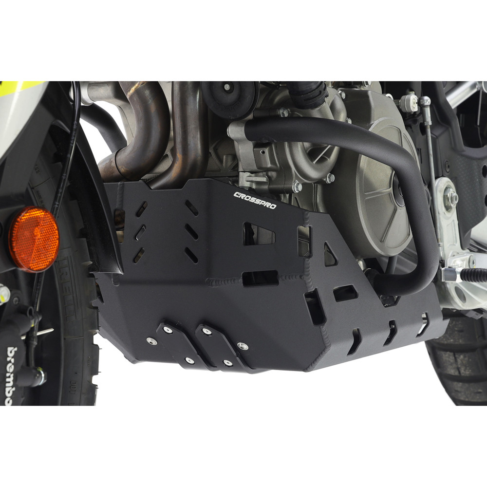Cubre Carter Crosspro Aluminio Aprilia Tuareg 22-25 / Rally Negro T
