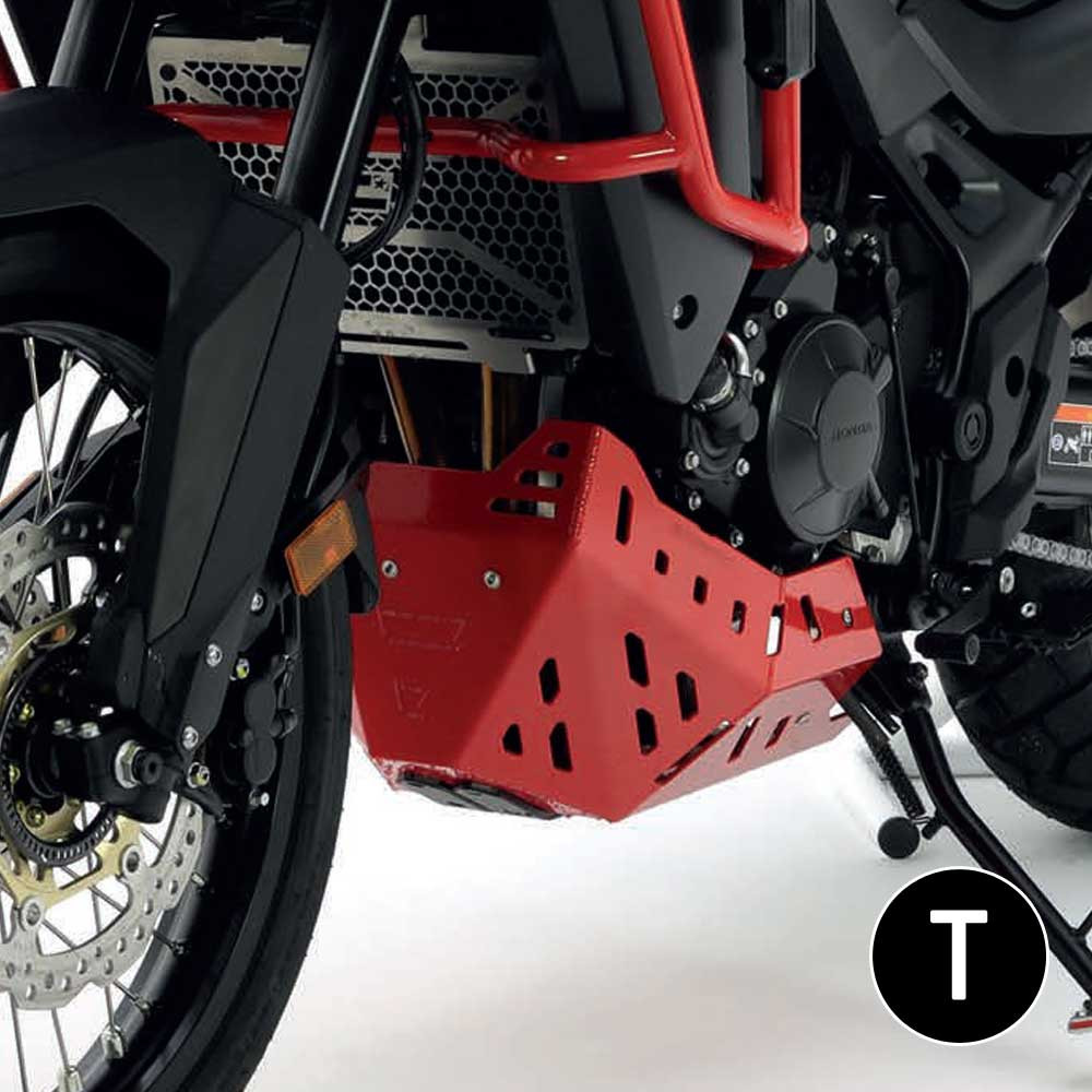 Cubre Carter Crosspro Aluminio Honda Xl750 Transalp 23-25 Negro T