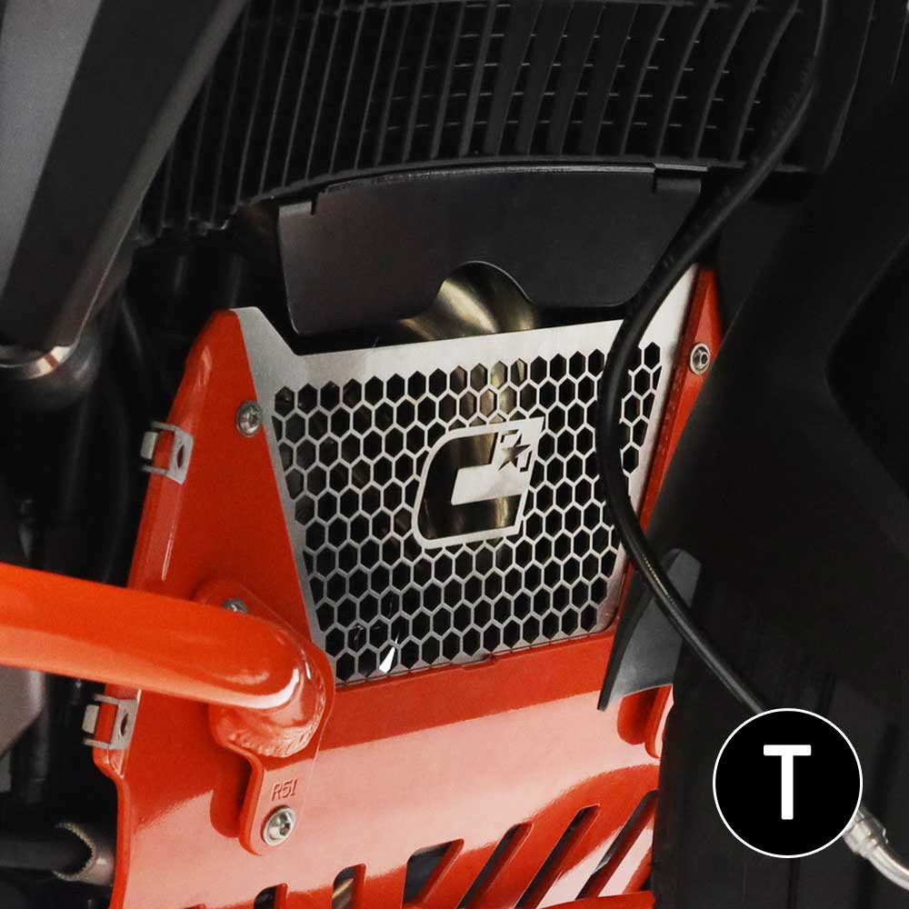 Protector Colectores Crosspro Husqvarna Norden 22-25 / KTM Adv 20-25 / Adv 21-25 Negro T