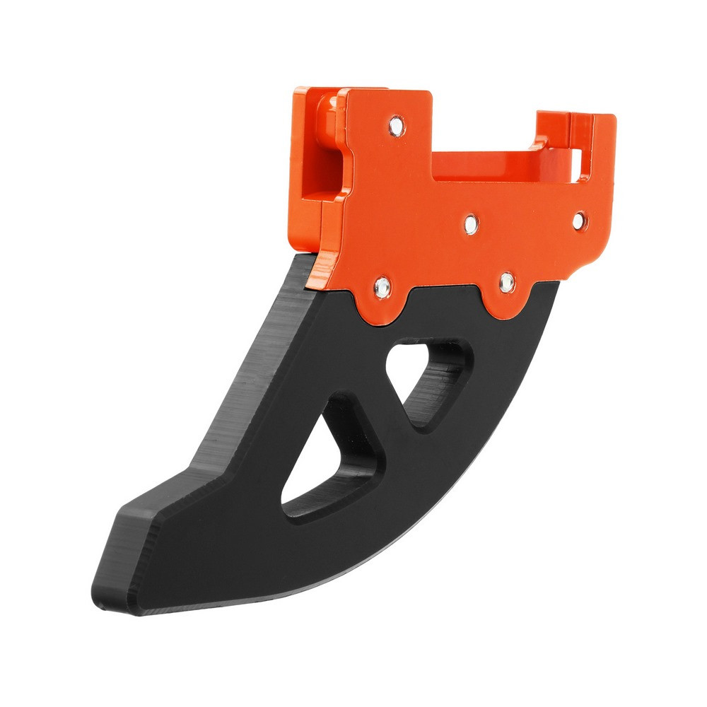 Protector Disco Freno Trasero Crosspro Aluminio / Dtc Gg / Husa / Husq / KTM / Sher Naranja / Negro