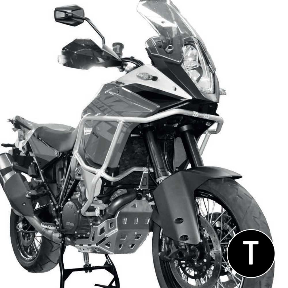 [2CP12500220005] Barras Protección Carenado Crosspro KTM 1190 Adventure 13-16 1190 Adventure R 13-16 Negro
