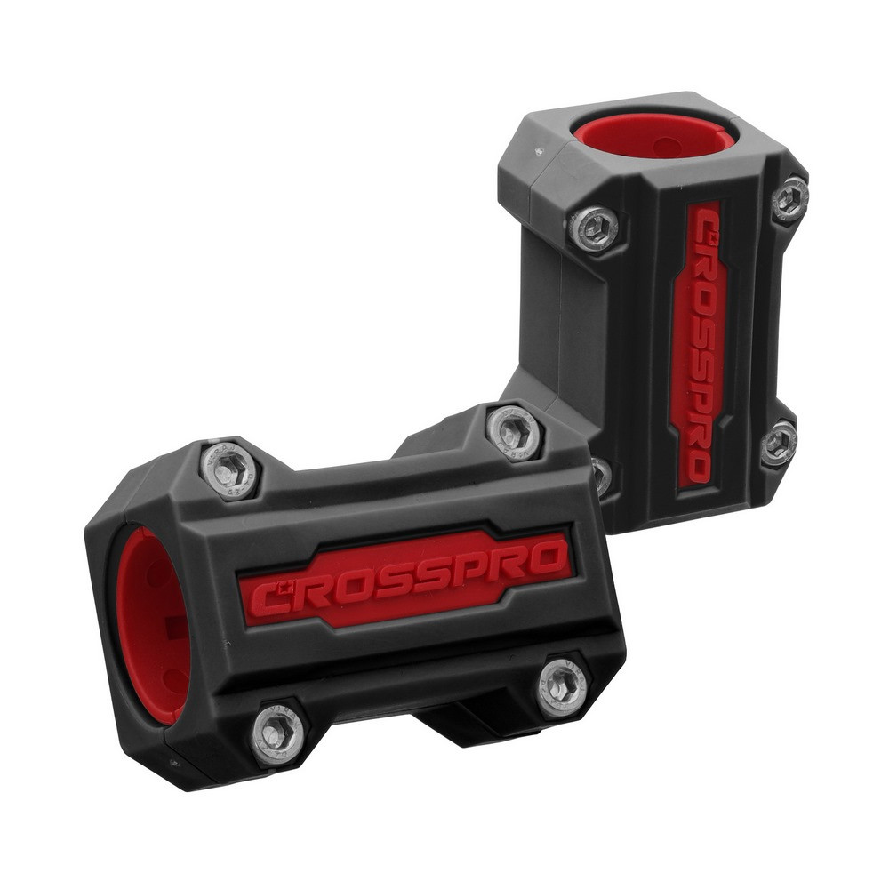 Protector Nylon Barra Lateral Crosspro Negro / Rojo