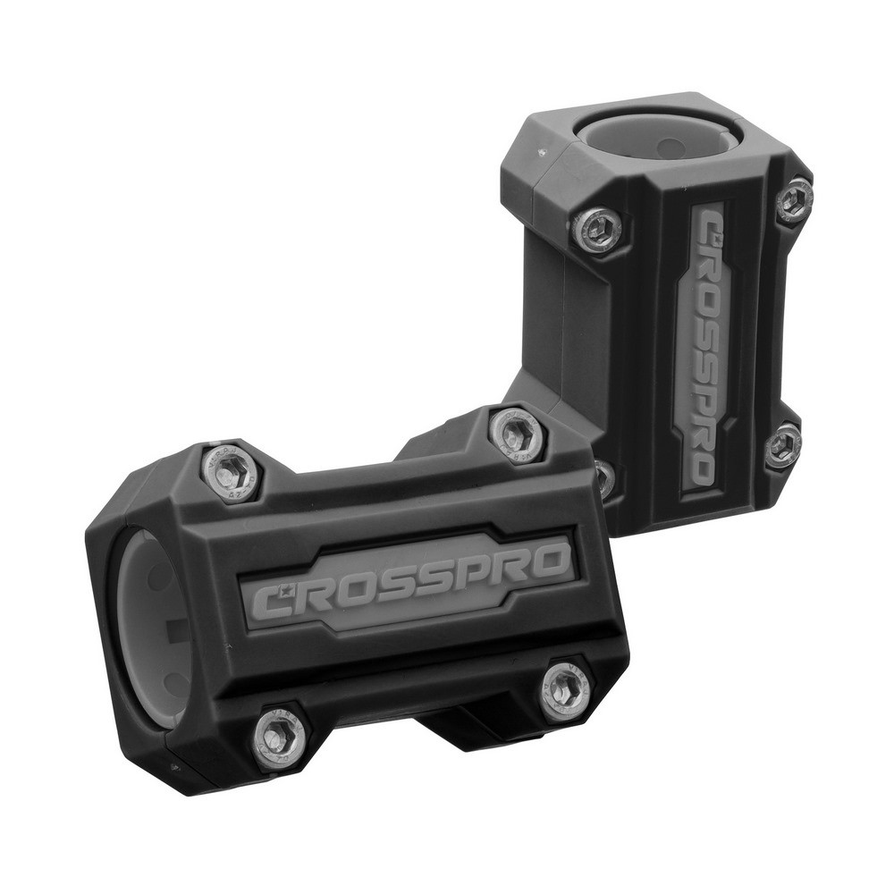 Protector Nylon Barra Lateral Crosspro Negro / Gris
