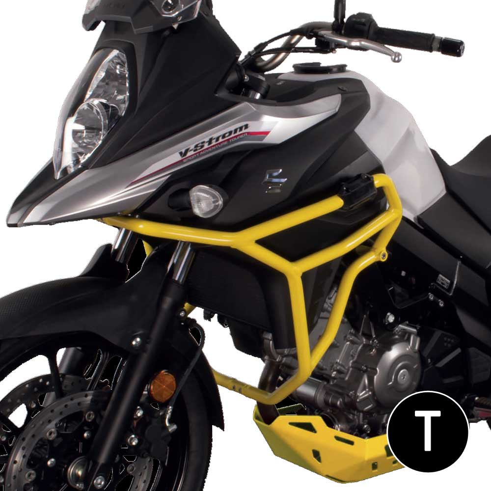 Barras Proteccion Carenado Crosspro Suzuki Dl650 V-strom 17-24 Negro T