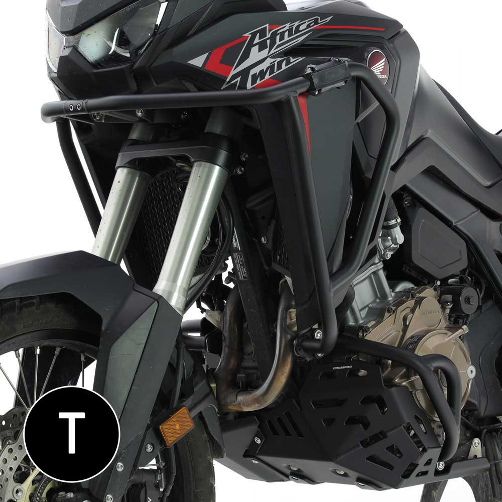 Barras Protección Motor Carenado Crosspro Honda CRF1100L Africa Twin 20-23 Negro
