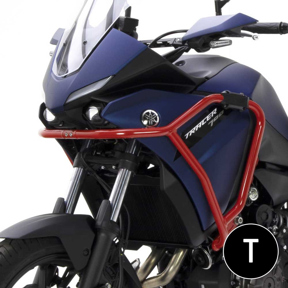 Barras Protección Carenado Crosspro Yamaha Tracer 20-23 / GT 21-23 Negro