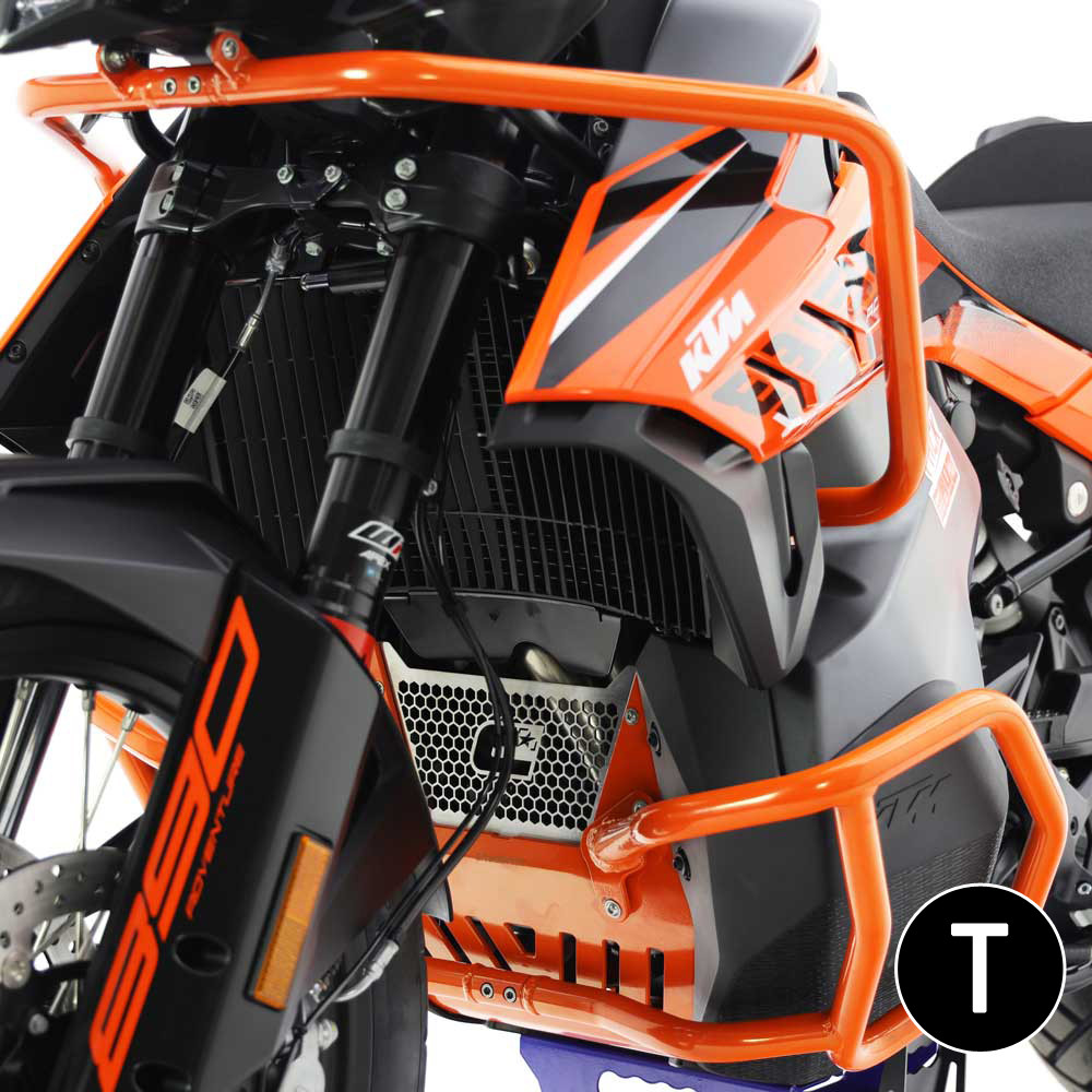 [2CP197051A0005] Barras Proteccion Motor Carenado Crosspro KTM Adv / R 19-22 / Adv / R 21-22 Negro T