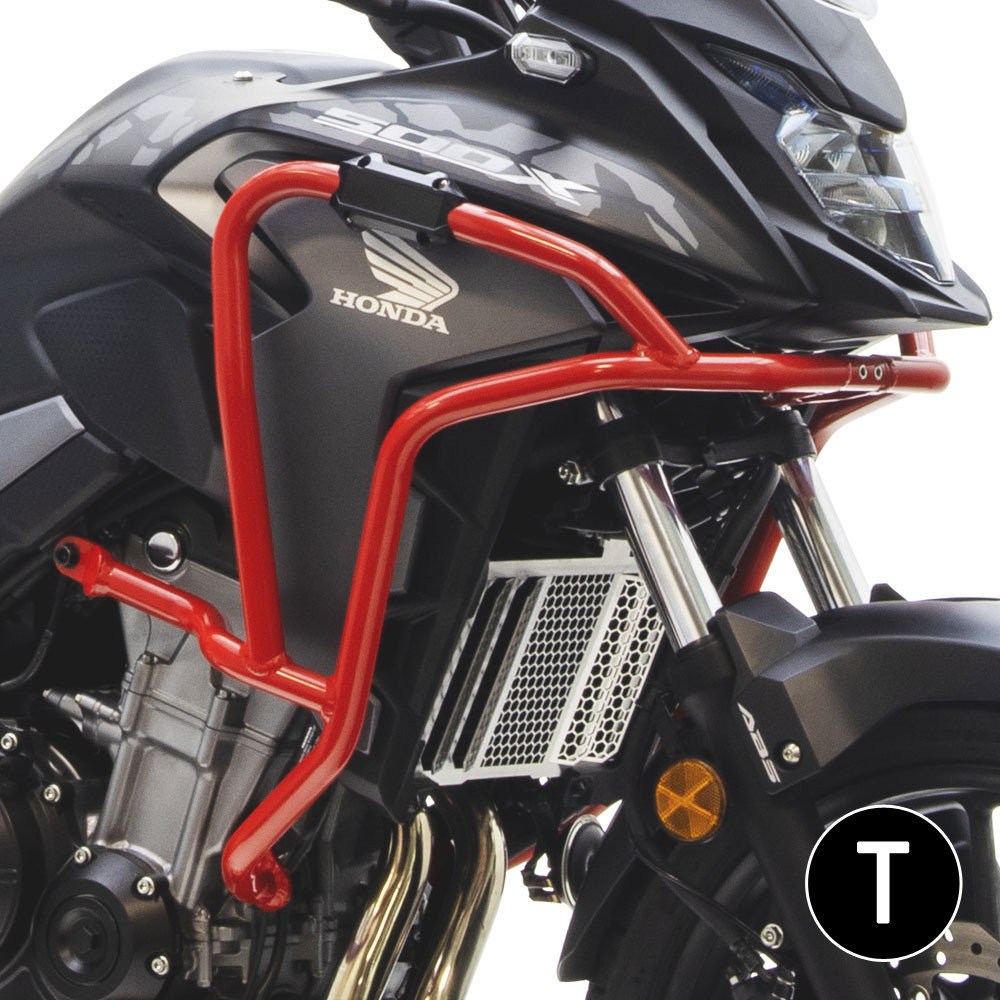 Barras Proteccion Motor Carenado Crosspro Honda Cb500x 19-23 Negro T