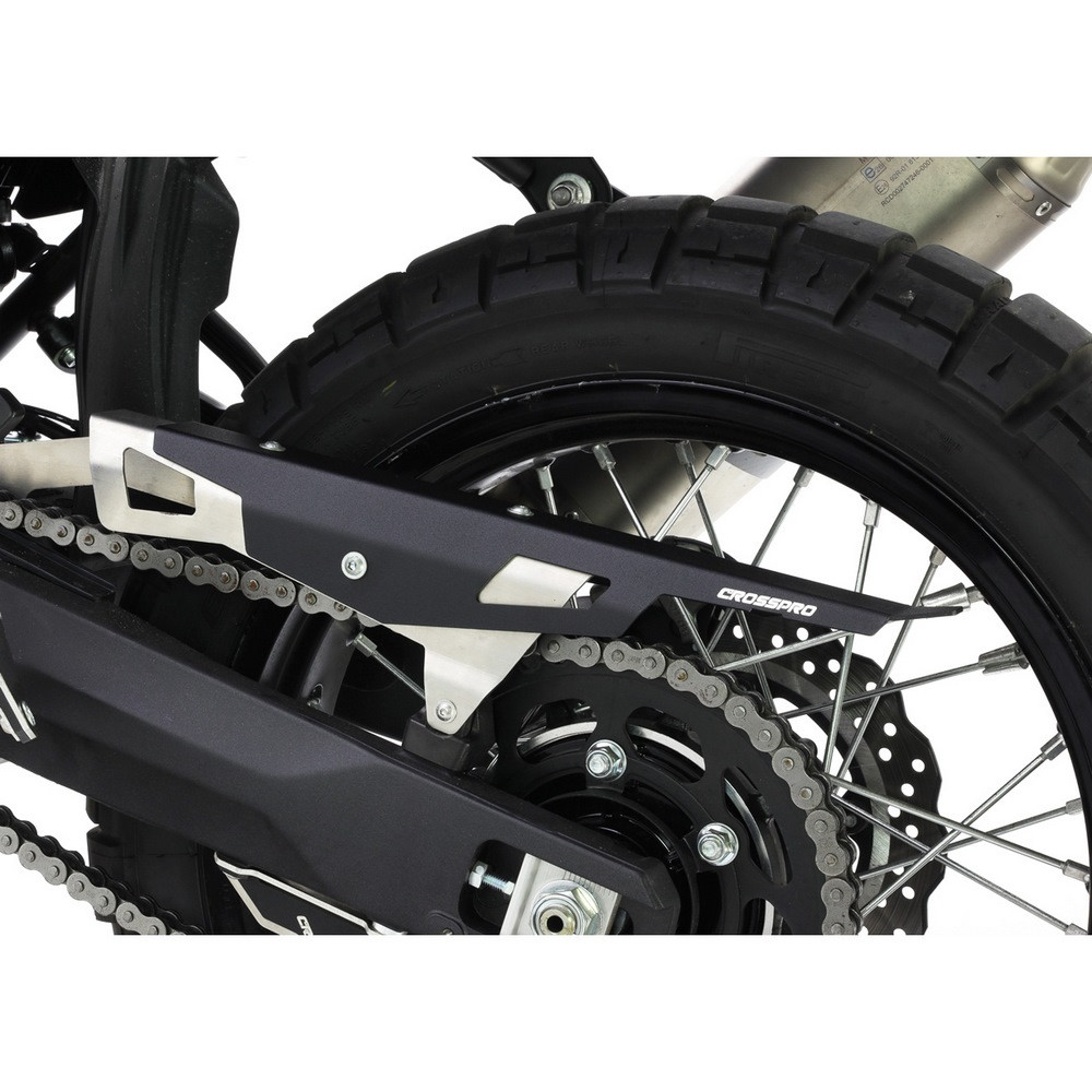Protector Cadena Crosspro Yamaha Tenere 20-26 / Rally 21-26 / World Raid 22-26 Plata / Negro T