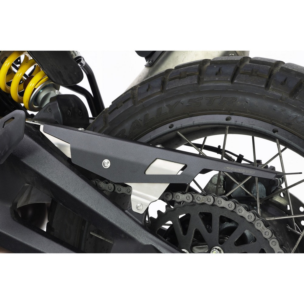 Protector Cadena Crosspro Ducati Desertx 22-24 Plata / Negro T