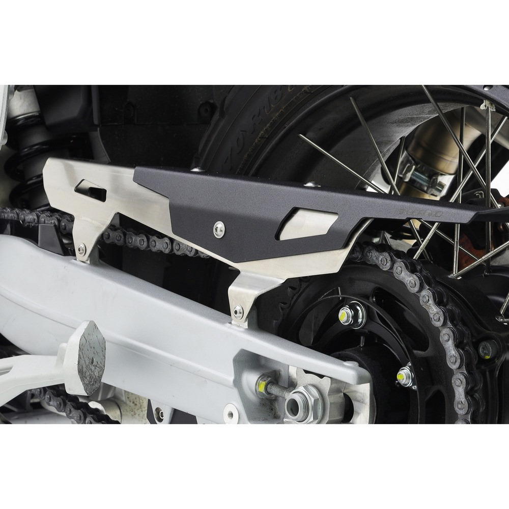 Protector Cadena Crosspro Aprilia Tuareg 22-25 / Rally Plata / Negro T