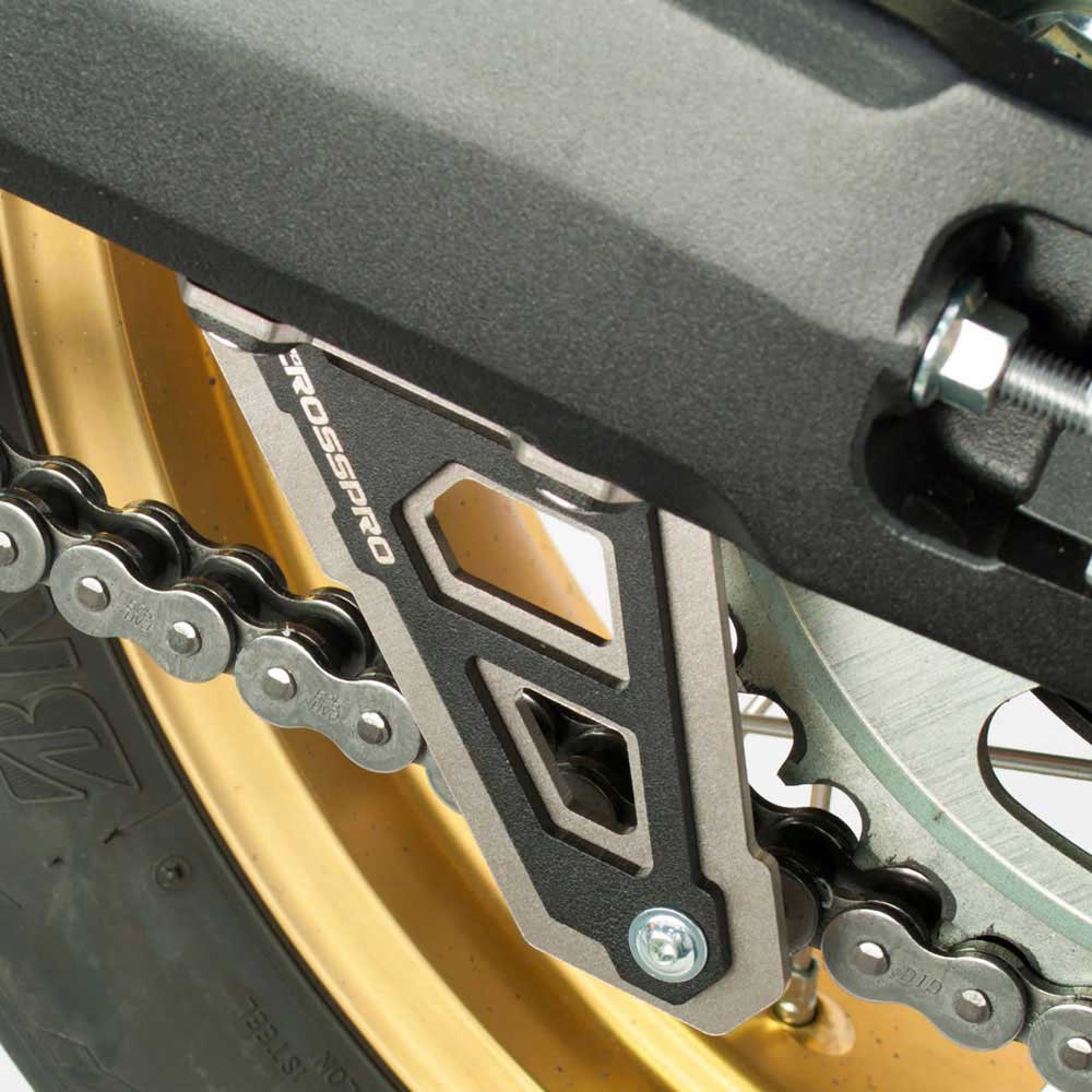 Protector Cadena Inf. Crosspro Honda Crf1000 Africa Twin Todos Modelos 16-19 Plata / Negro T