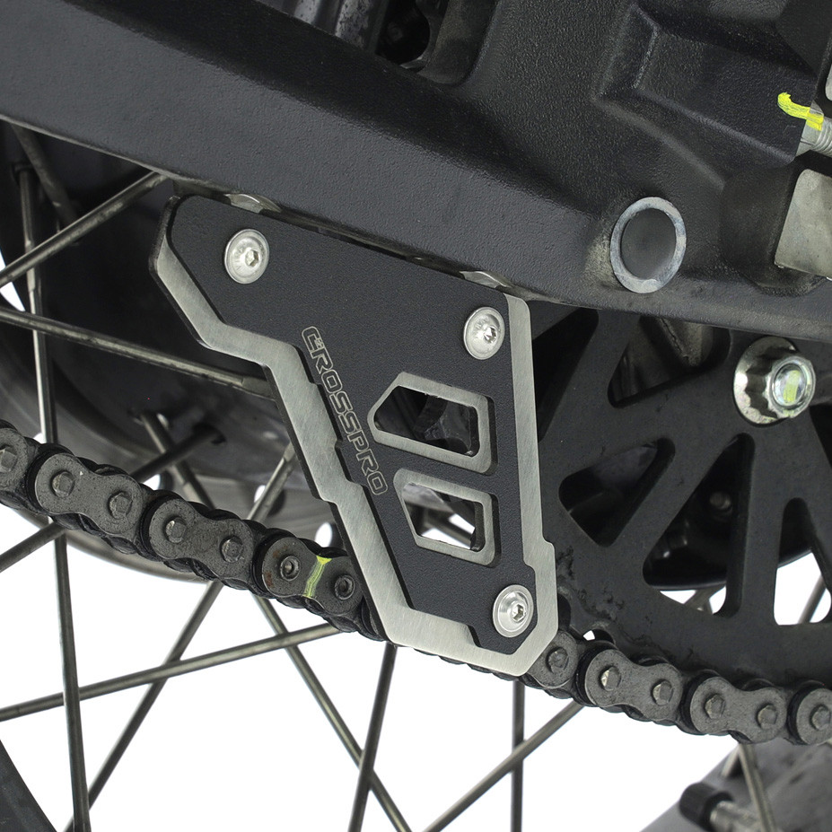 Protector Cadena Inferior Crosspro Ducati Desertx 22-24 Plata / Negro T