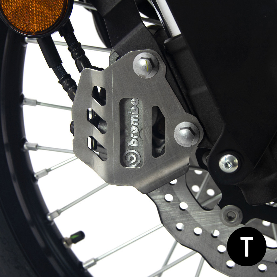 Protector Pinza Freno Crosspro Yamaha Tenere 20-26 / Rally 21-26 / World Raid 22-26 Negro T