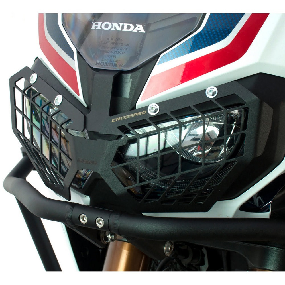 Protector Faro Crosspro Honda Crf1000 Africa Twin Todos Modelos 16-19 Negro T