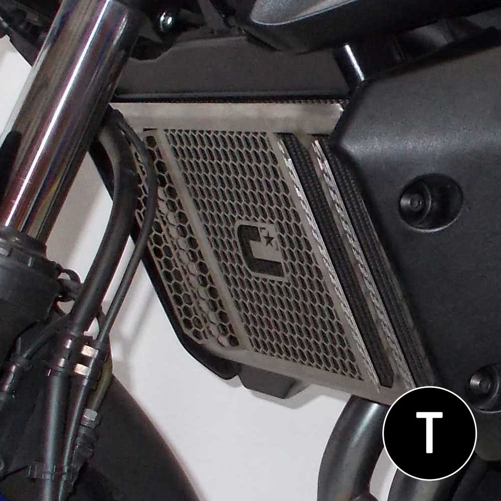Protector Radiador Crosspro Yamaha Mt-07 18-20 Negro T