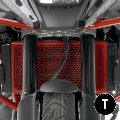 Protector Radiador Crosspro Suzuki Dl1050 V-strom 20-24 Negro T