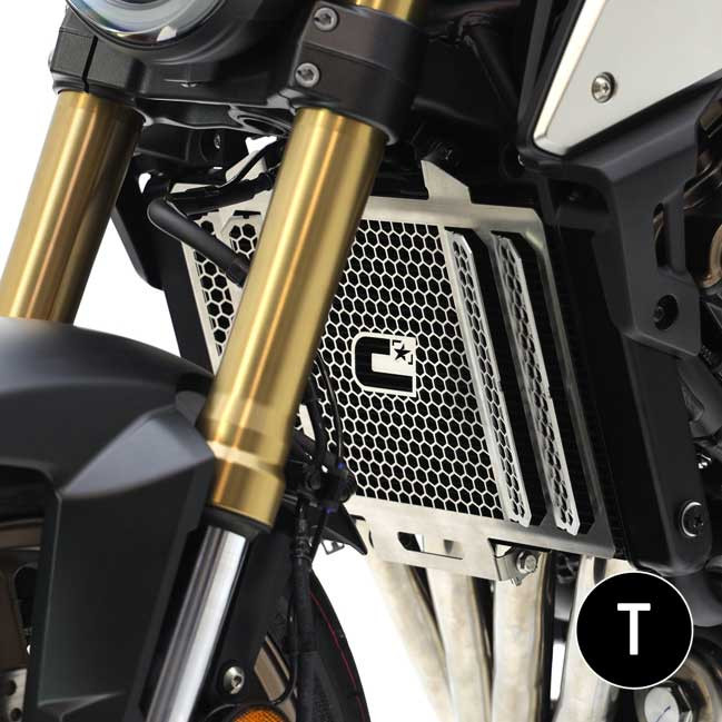 Protector Radiador Crosspro Honda Cb650r 19-21 Negro T