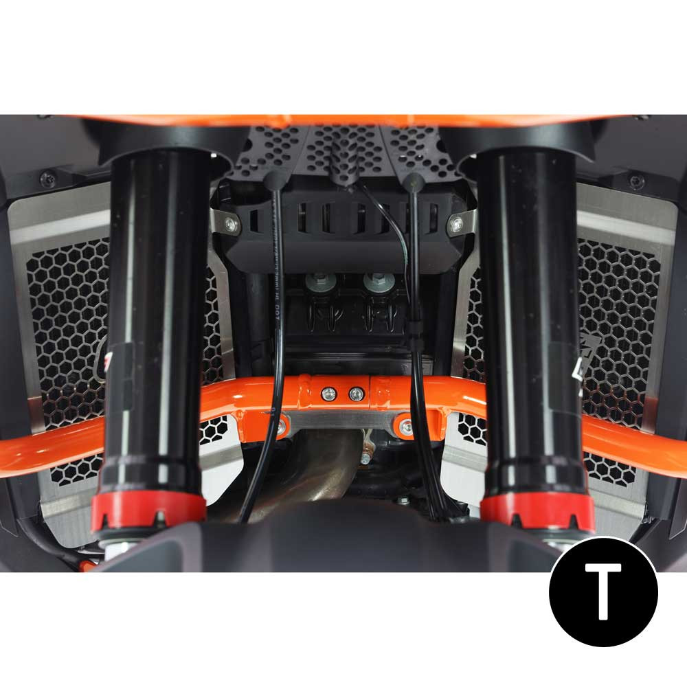 Protector Radiador Crosspro KTM 1290 Super Adventure R / 21-25 Negro T