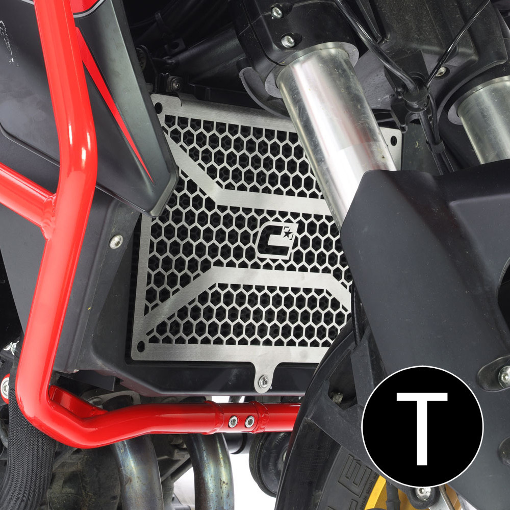 Protector Radiador Crosspro Qj Motor Srt X 23-24 Negro T