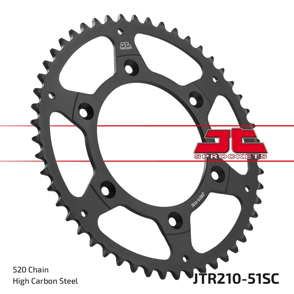 JT Sprockets Corona Jt Jtr 210-51 Sc